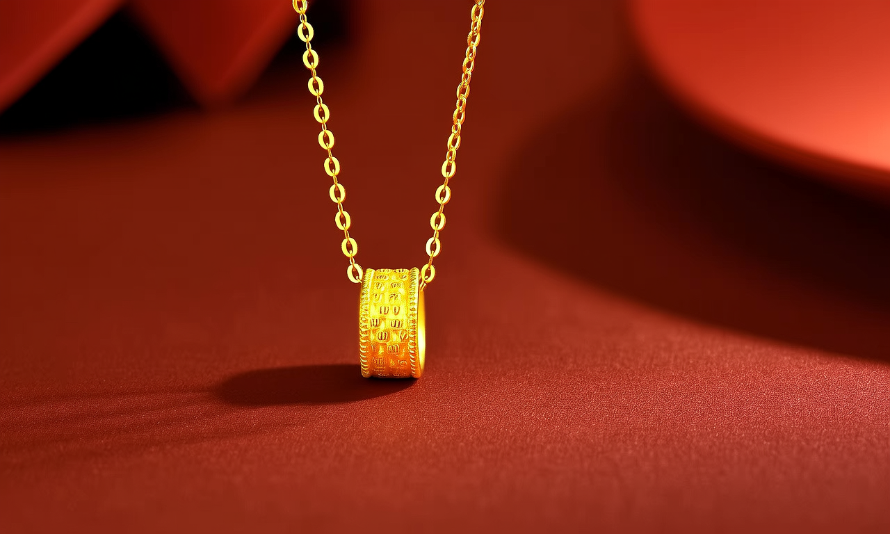 金项链图片圆珠