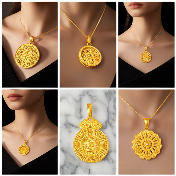 黄金吊坠的图片大全